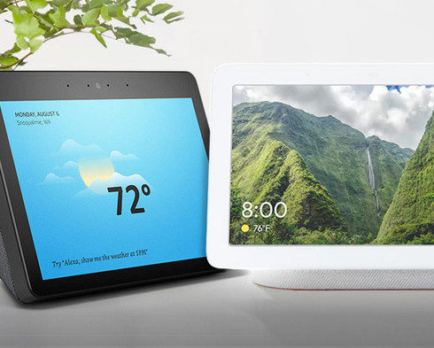 Así se compara el nuevo Google Home Hub con el Amazon Echo Show